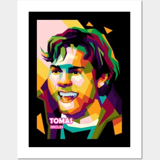 Tomas Brolin In Wpap Pop Art Posters and Art